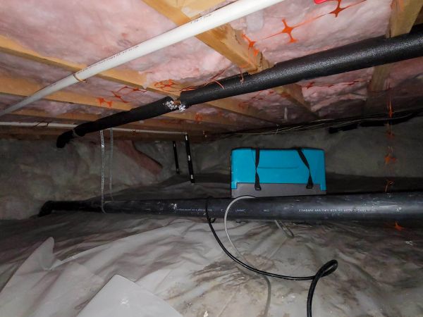 Crawl Space Water Remediation in Jeffersonville