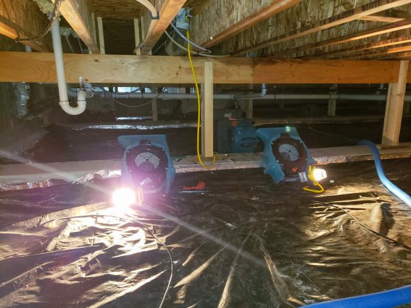 Crawl Space Water Mitigation